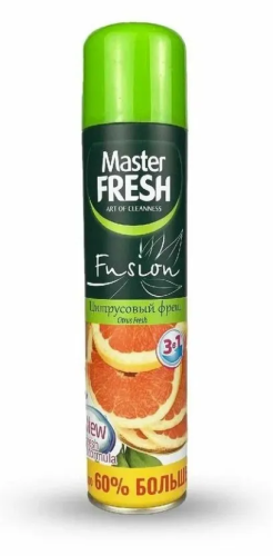 MASTER FRESH освежитель воздуха цитрусовый фреш 300мл (24)